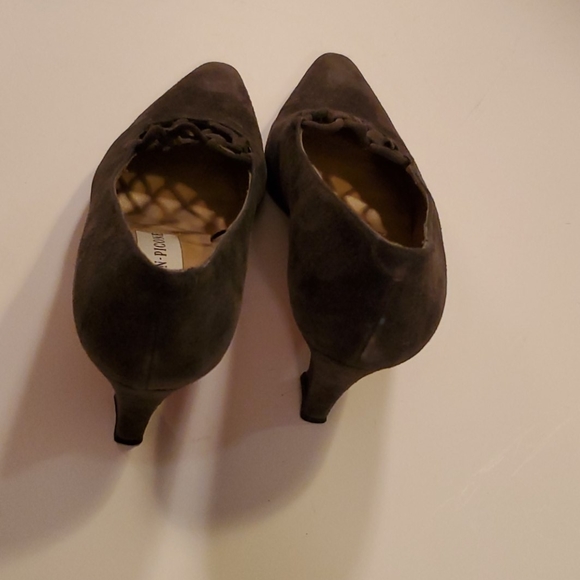 Evan Piccone Slate grayleather  sexy heels 8.5 - Picture 3 of 3